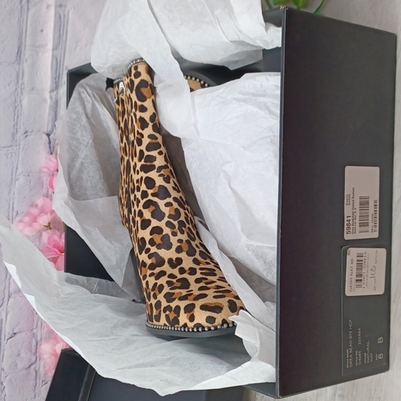 Coach Drea Beadchain Calfhair Bootie NIB - Picture 10 of 12